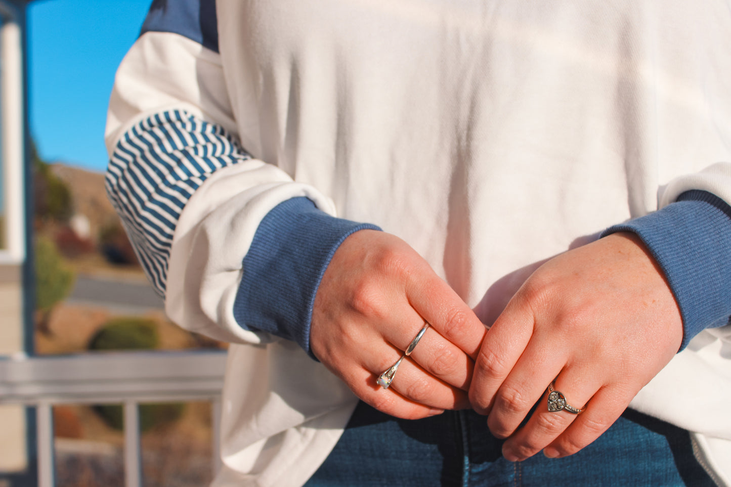 Hannah Striped Pullover