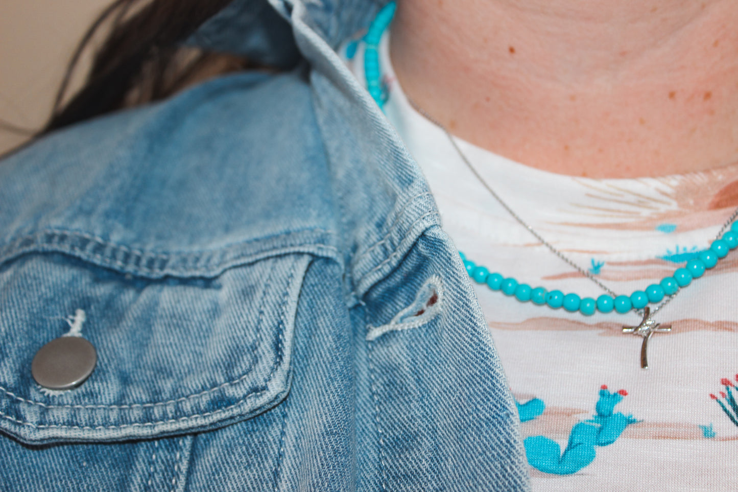 Turquoise Beaded Necklace