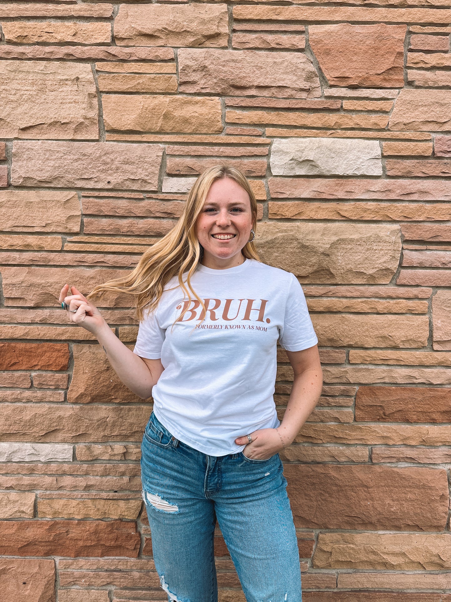 Mom graphic tee, women’s style