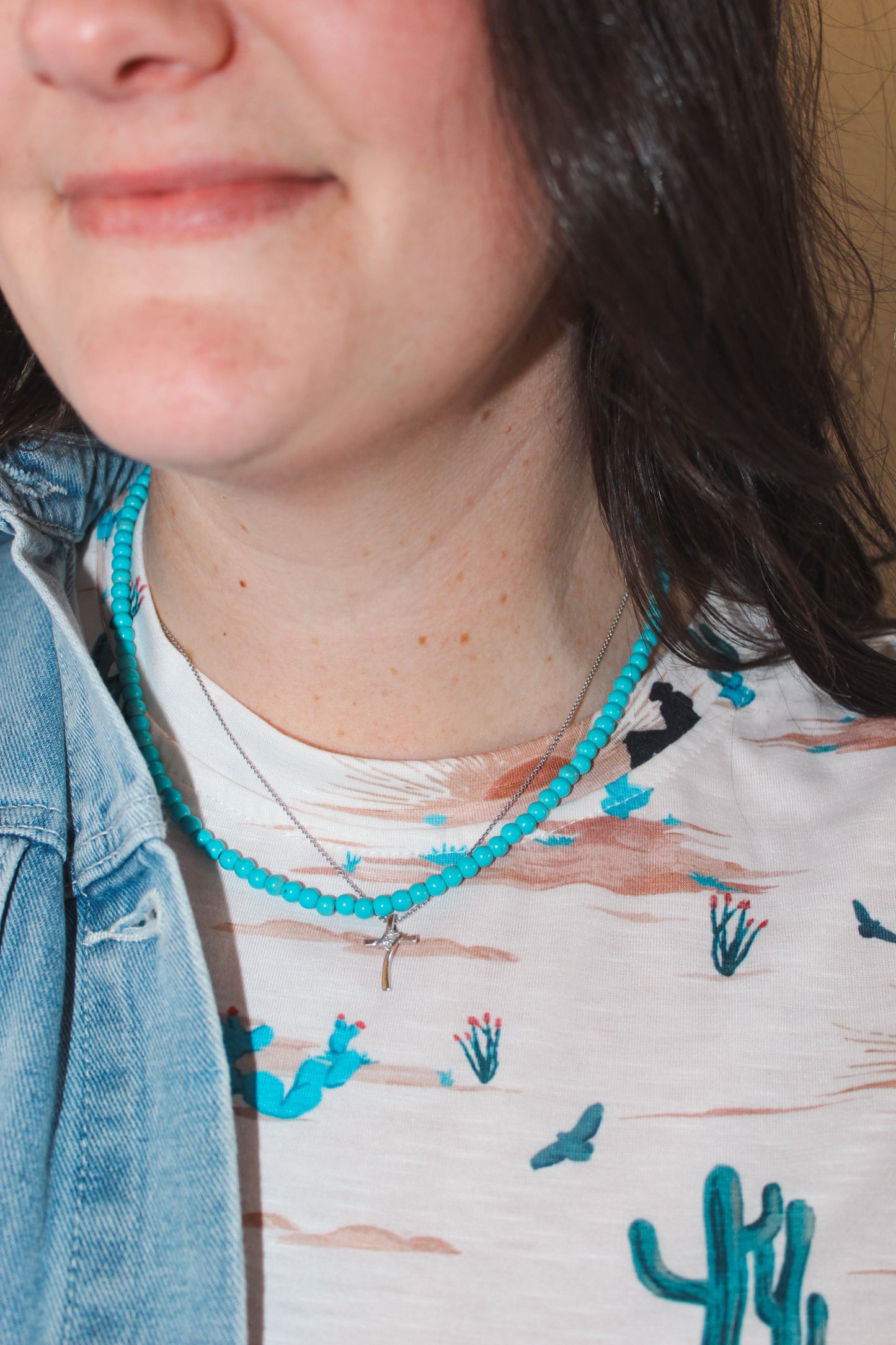 Turquoise Beaded Necklace