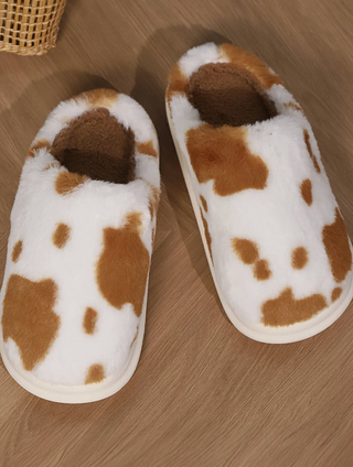 Brown Cow Slippers