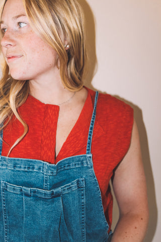 Tie Strap Overalls