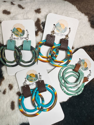 Boho handmade earrings 