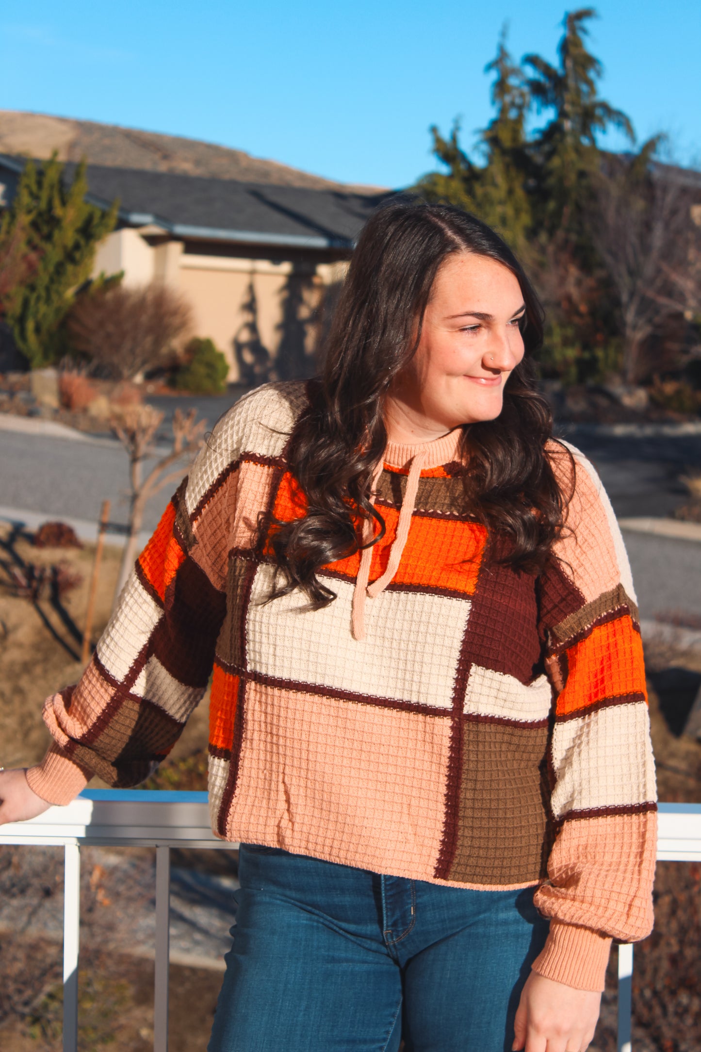 Boho Block Sweater