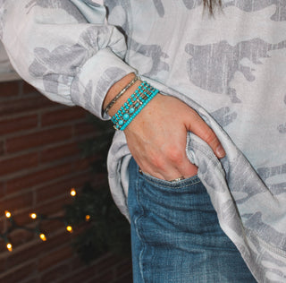 Faux turquoise jewelry