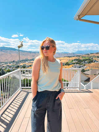 Black Wide Leg Pant