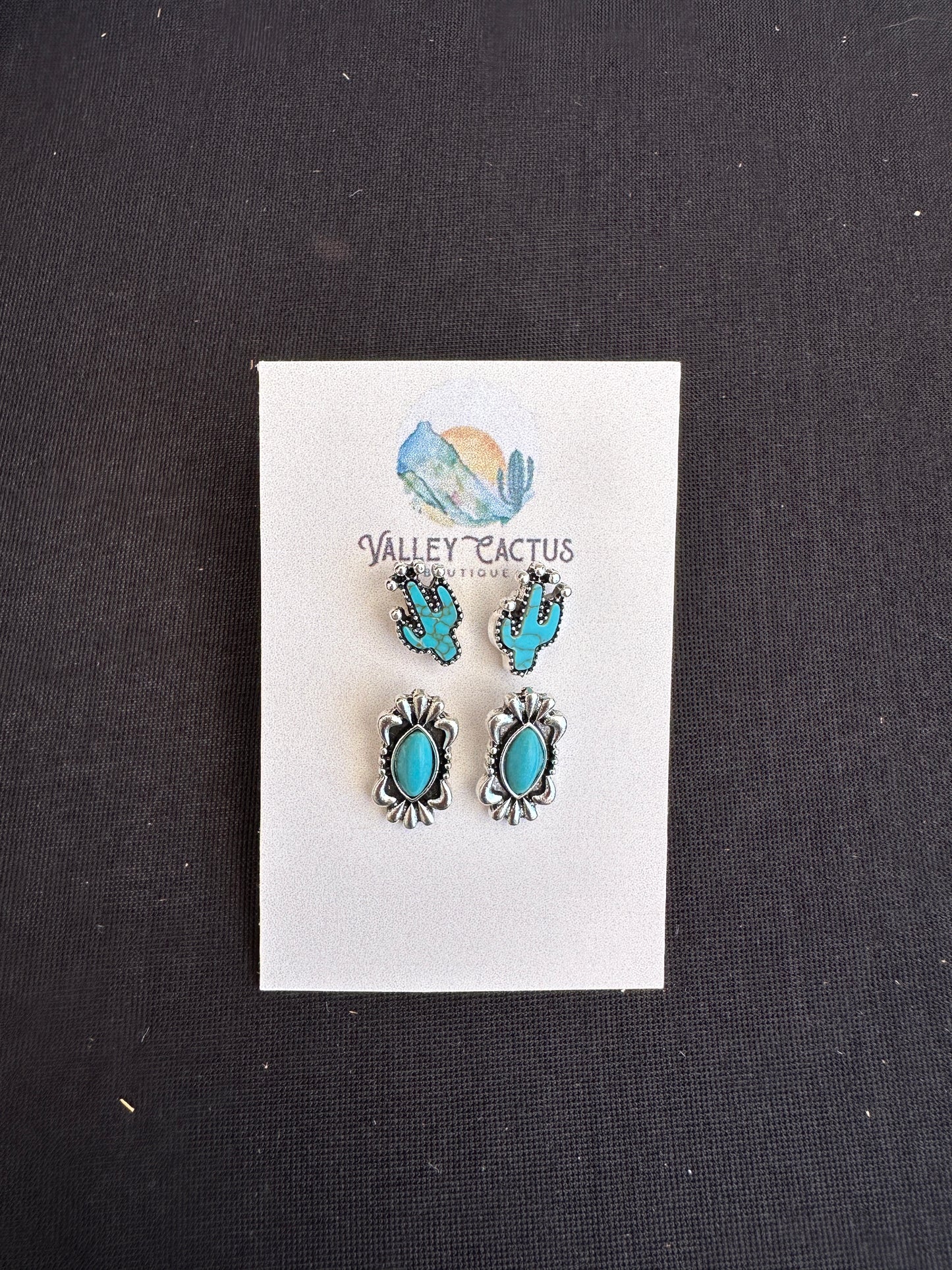 Turquoise + Country Earring Sets