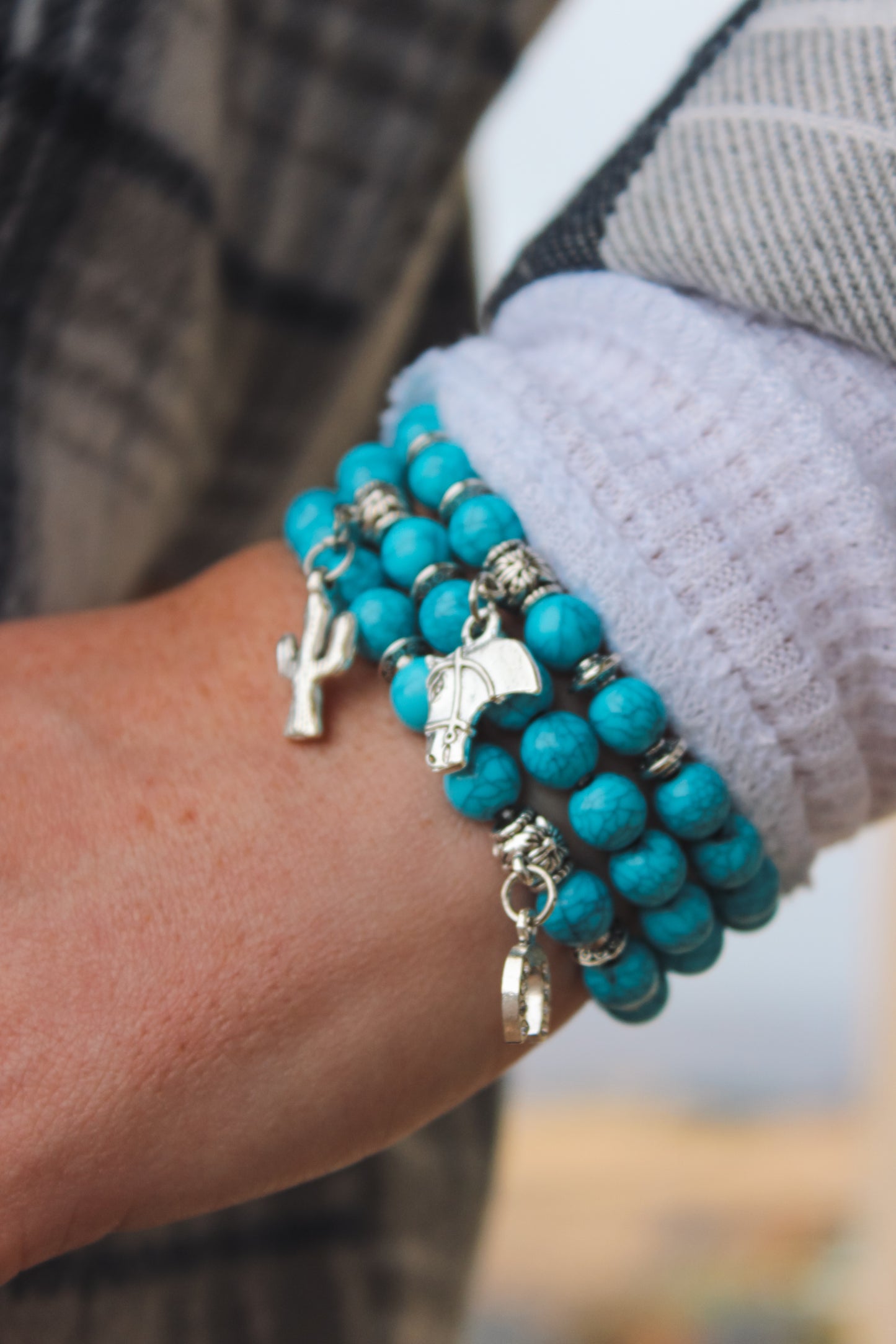 Turquoise stack