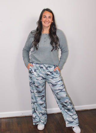 Camo Wide Leg Pant