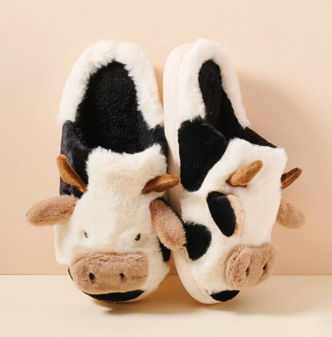 Cow Slippers