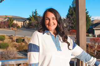 Hannah Striped Pullover