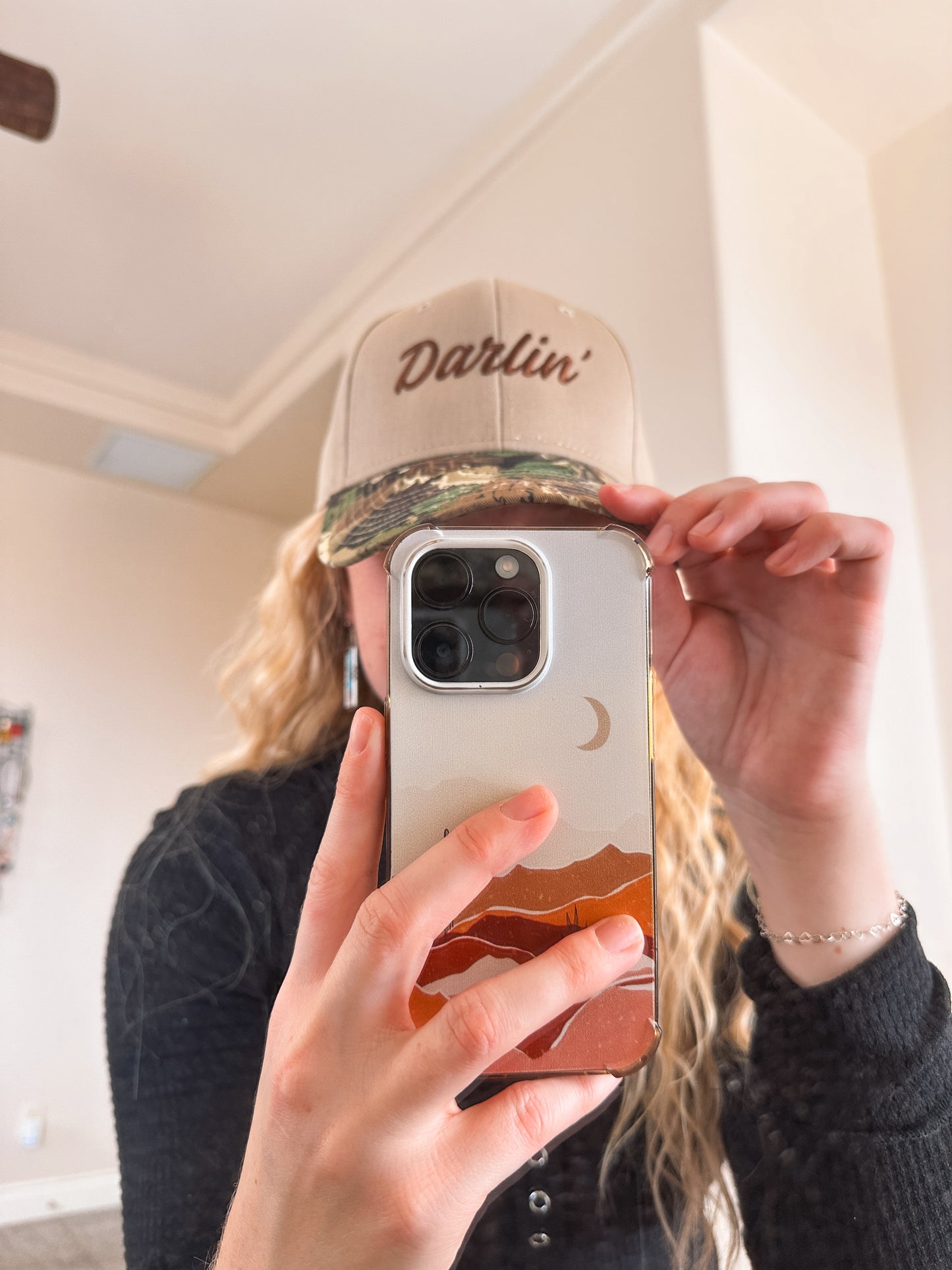 Darlin’ Camo Embroidered Hat