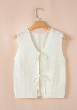 Bow Sweater Vest