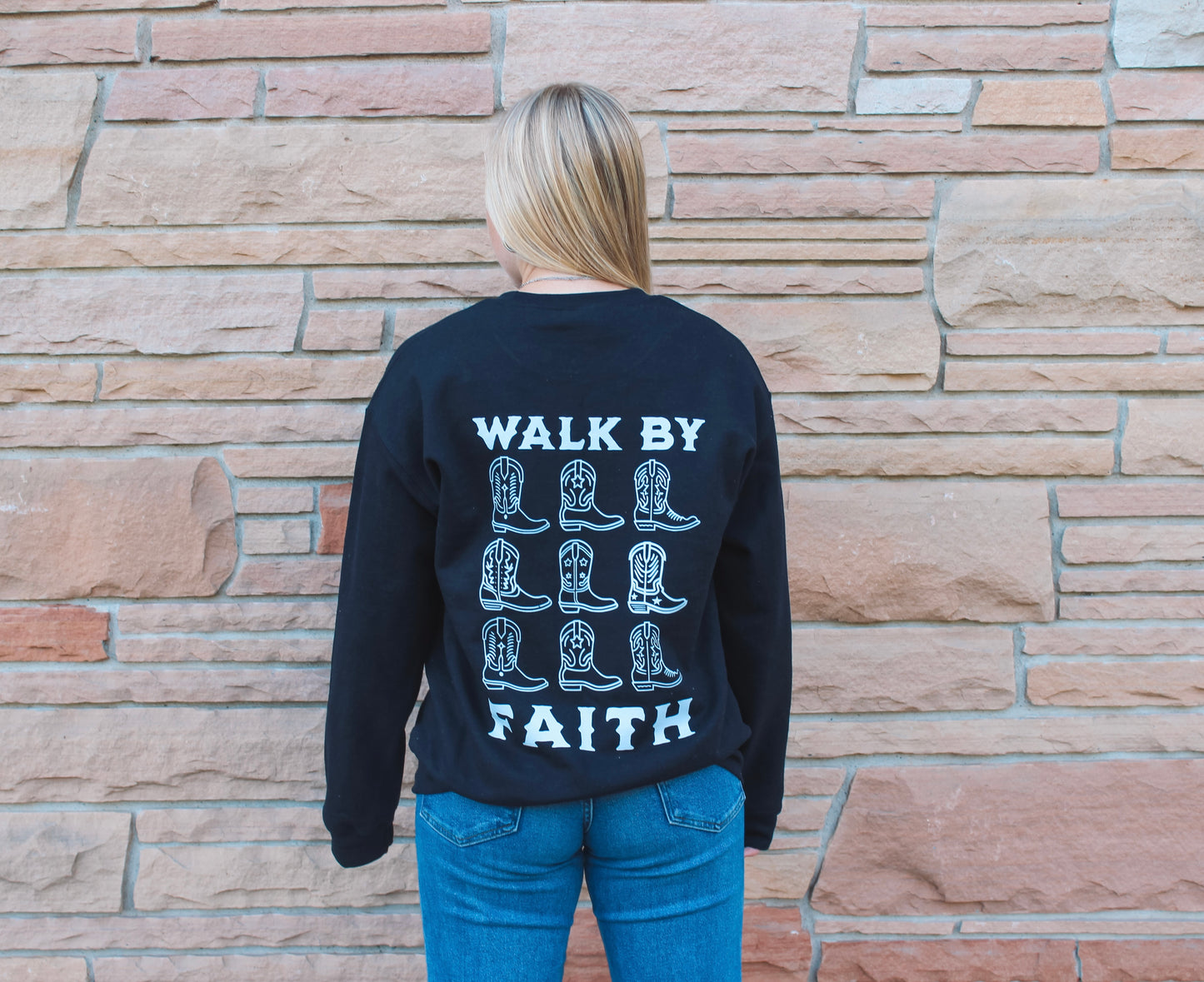 Walk By Faith Crewneck