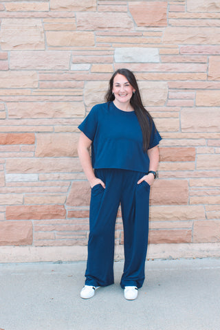 athleisure, athletic wear, wide leg pants