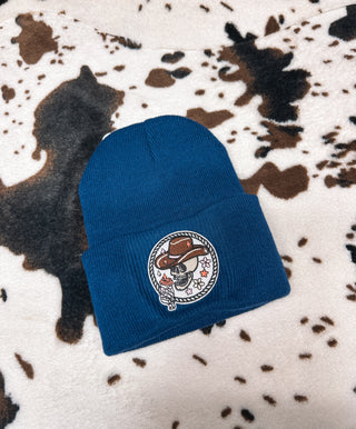 Skull Cowboy Beanie