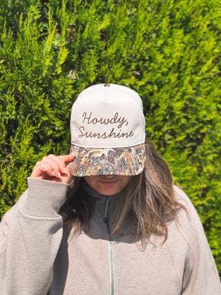 Howdy Sunshine Embroidered Hat