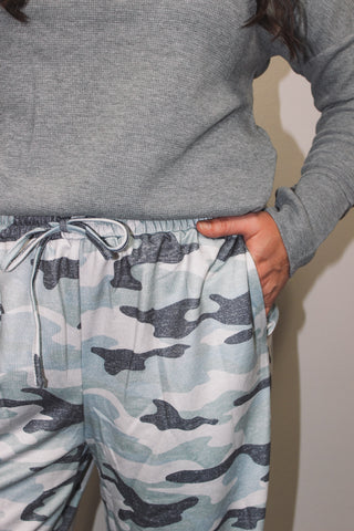 Camo Wide Leg Pant