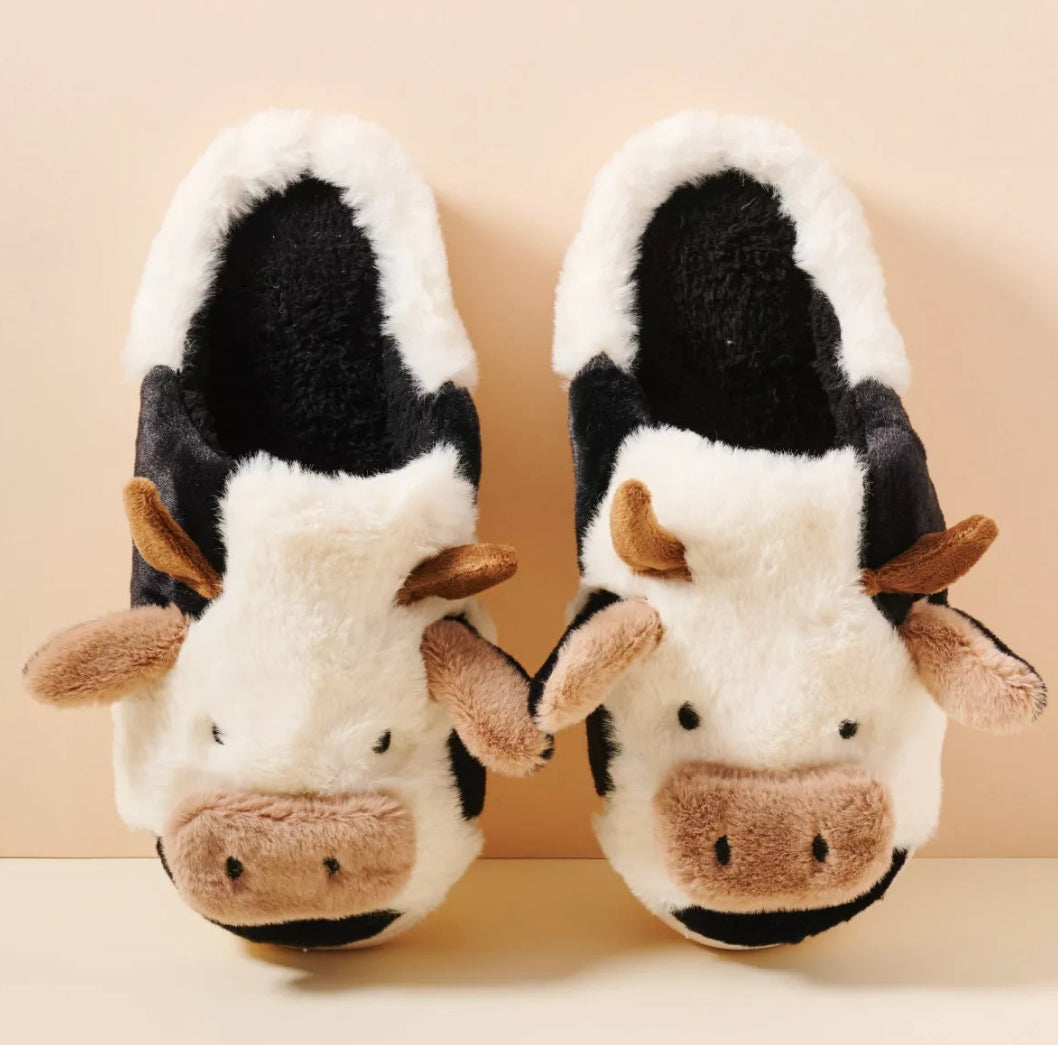 Cow Slippers