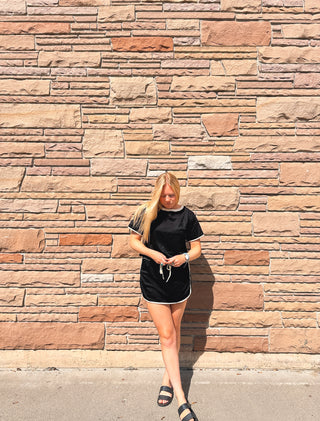 Colorblock Skort Set