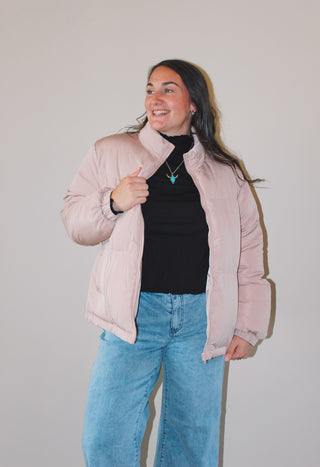 Apricot Puffer Jacket