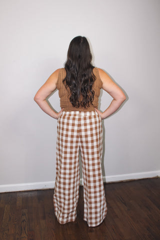 Plaid Gingham Pant