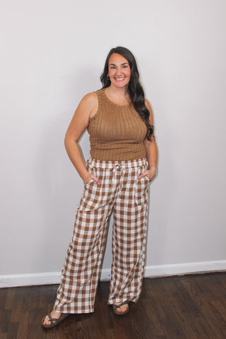 Plaid Gingham Pant