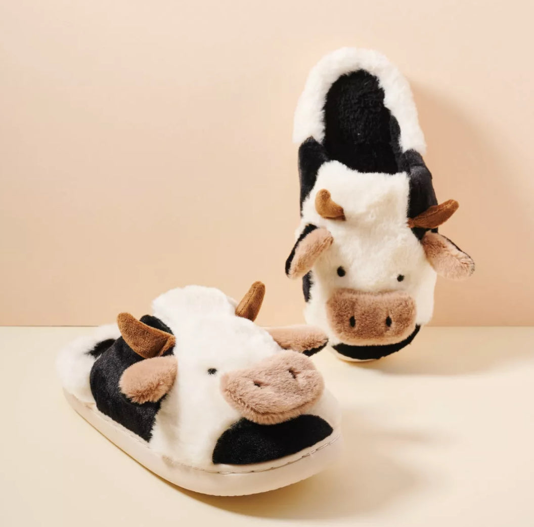 Cow Slippers