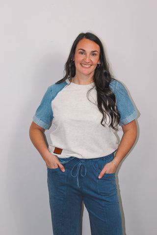 Denim Colorbock Tee