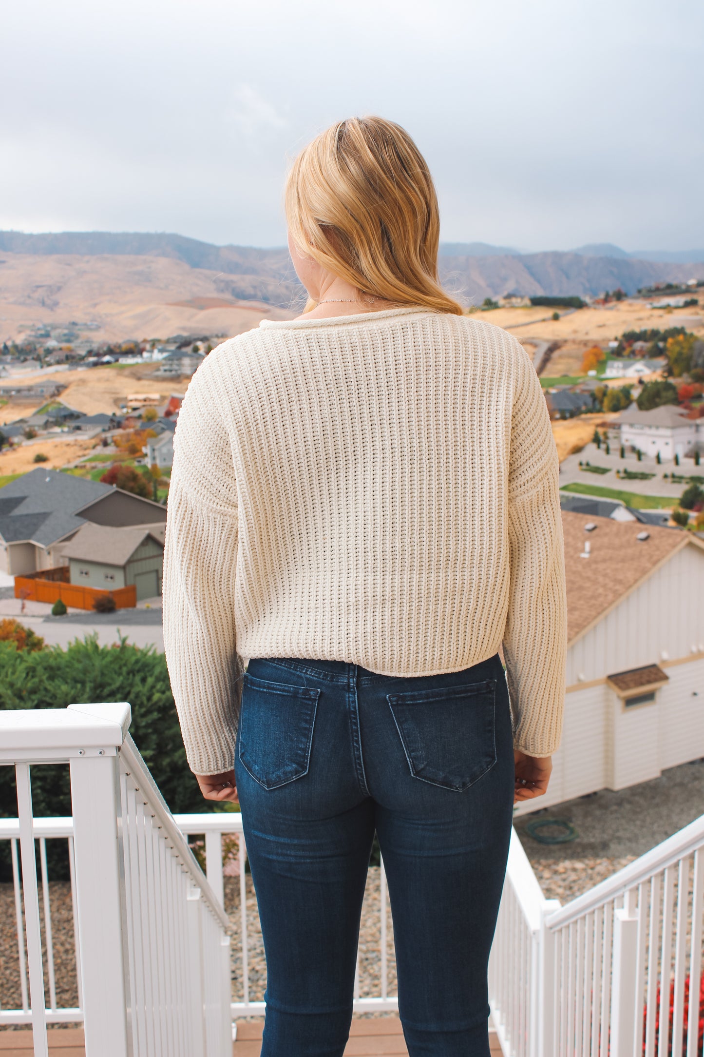 Rolled Edge Sweater