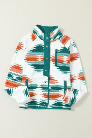 Western Aztec Snap Jacket