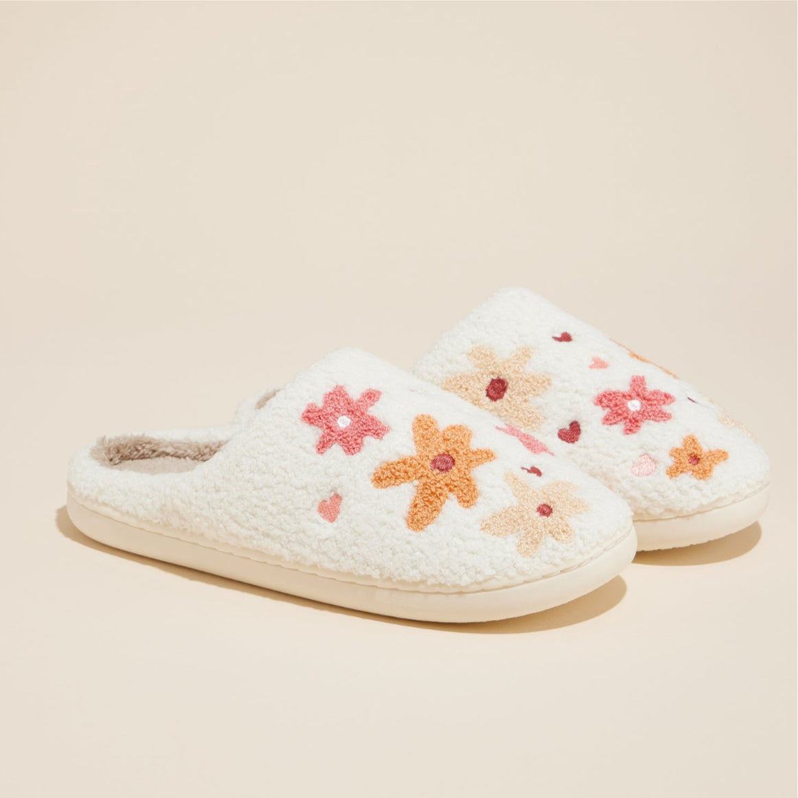 Groovy Floral Slippers