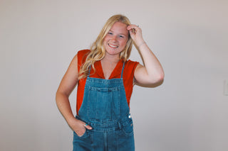 Tank top, fall colors 