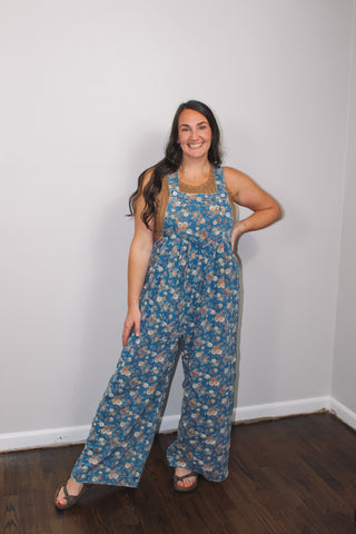 Blue Rose Overalls