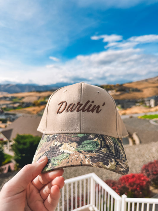 Darlin’ Camo Embroidered Hat