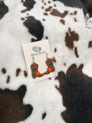 Cowgirl Boot Earrings
