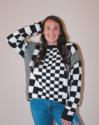 Checkered Sweater