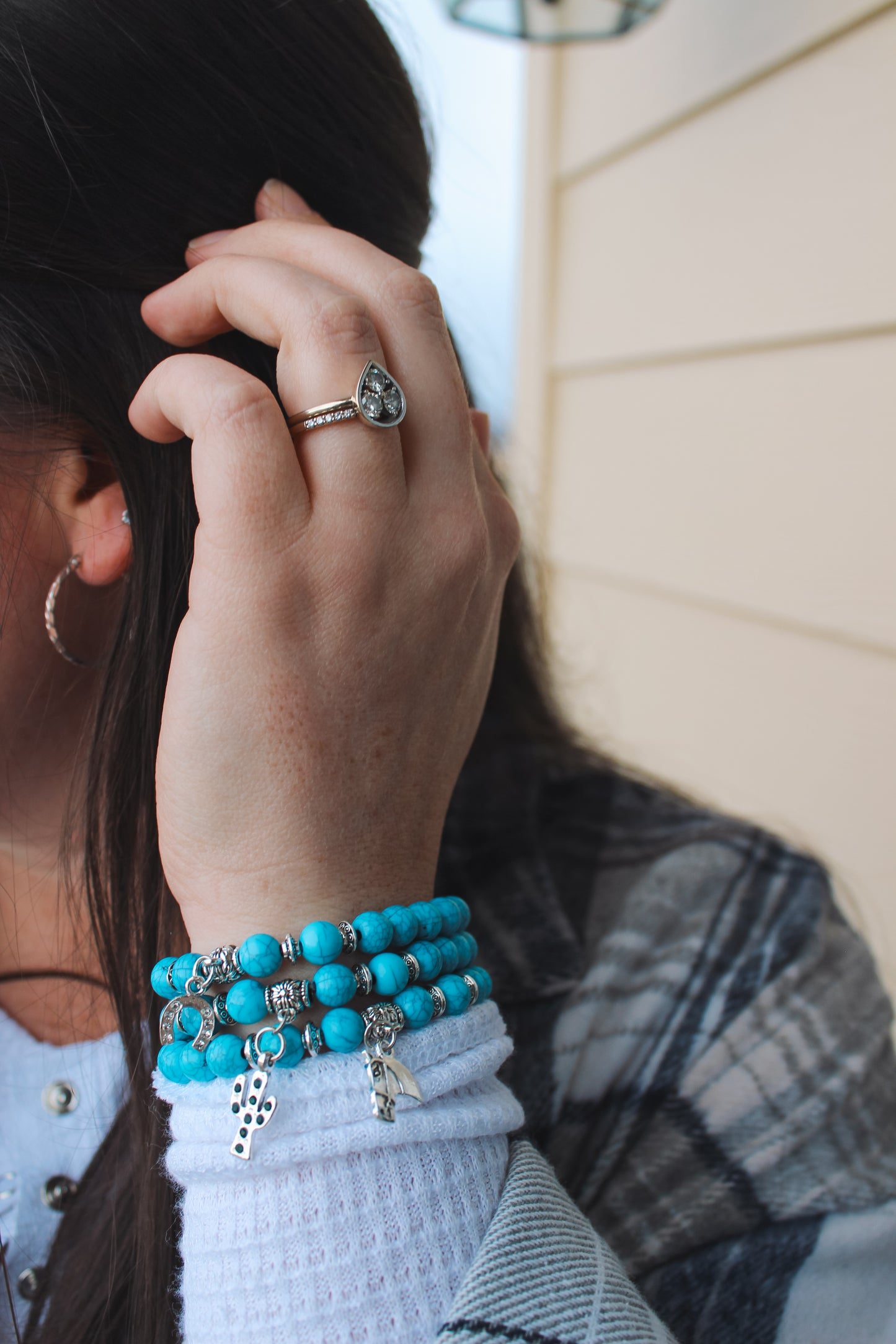 Turquoise stack