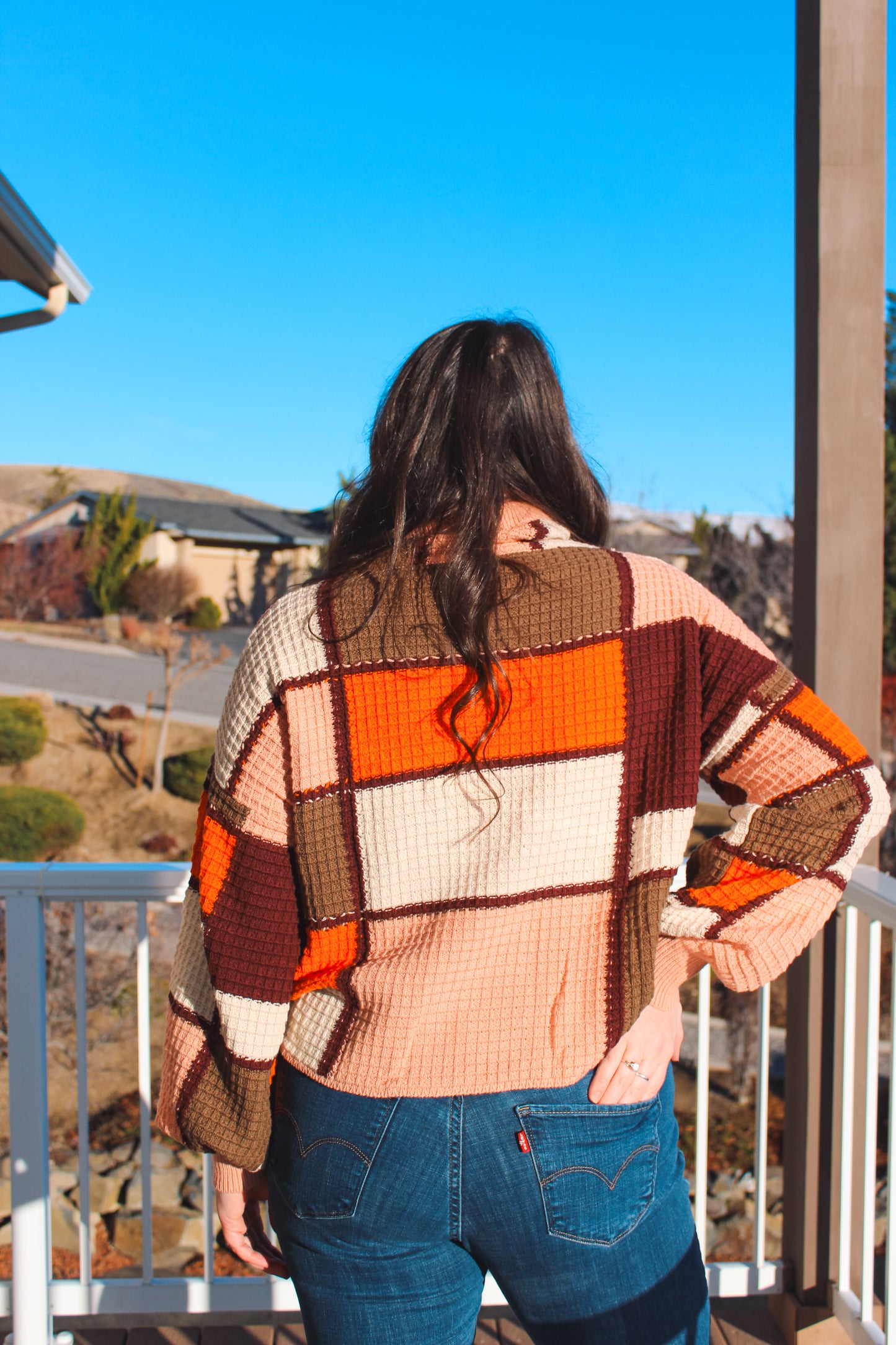 Boho Block Sweater