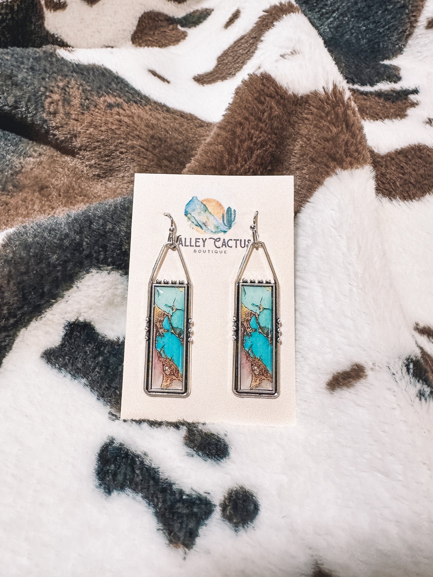 Faux Stone Earrings