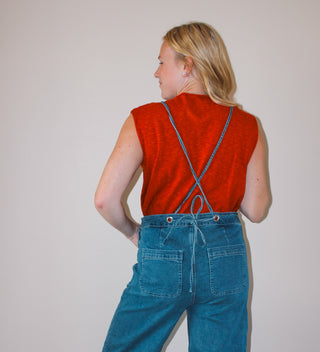 Tie Strap Overalls