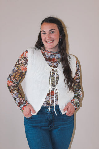 Bow Sweater Vest