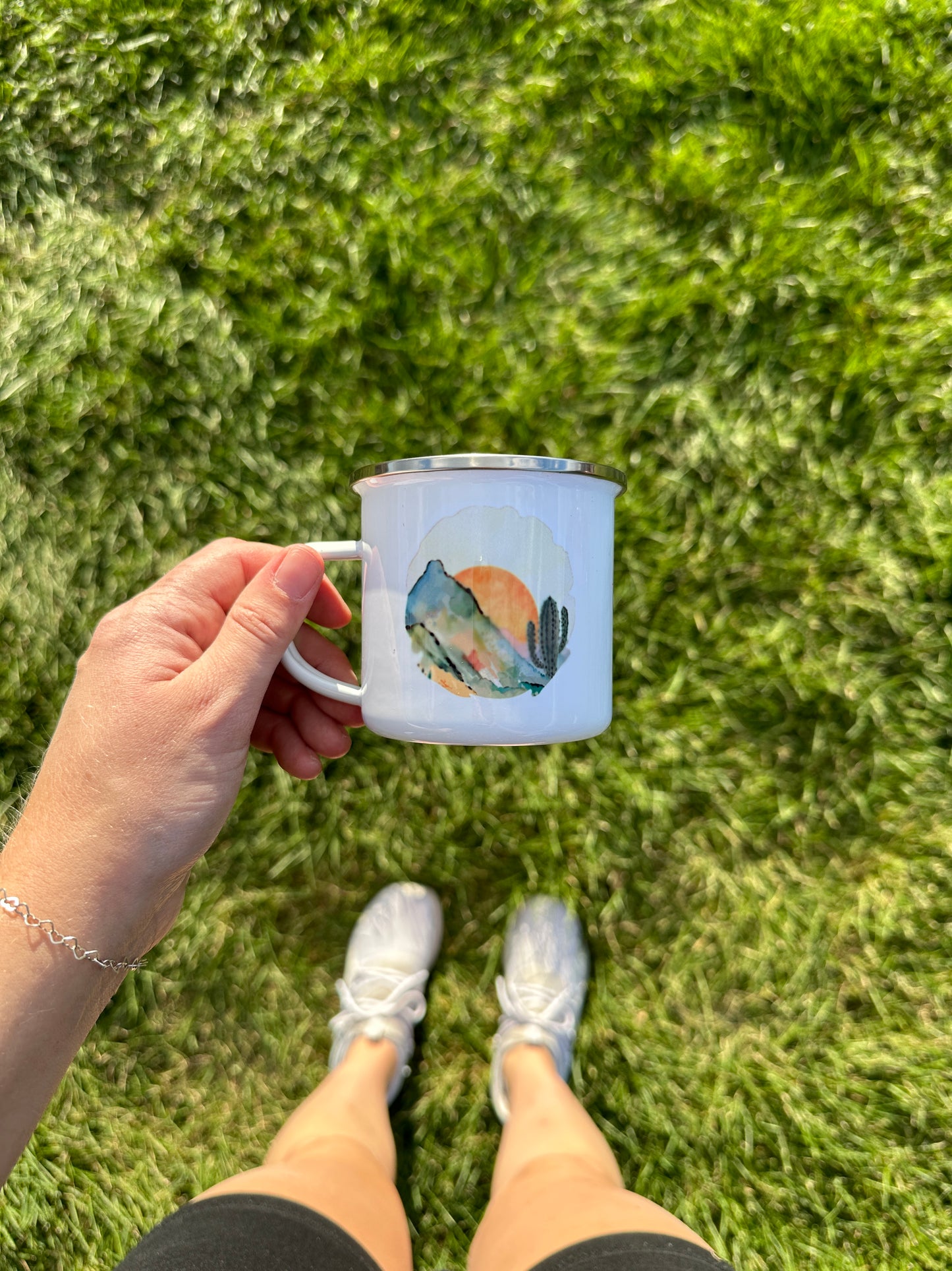 Valley Cactus Camp Mug