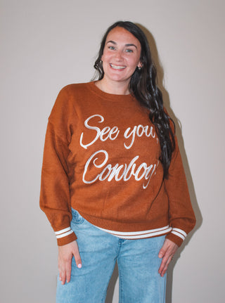 See You Cowboy Sweater
