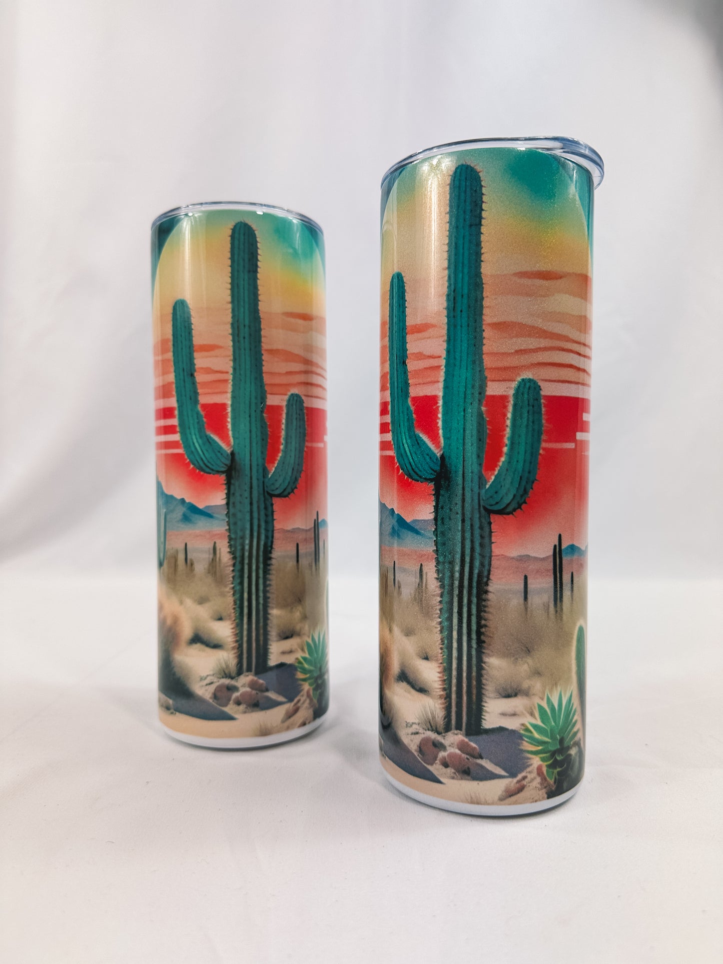 Sunset Cactus Tumbler