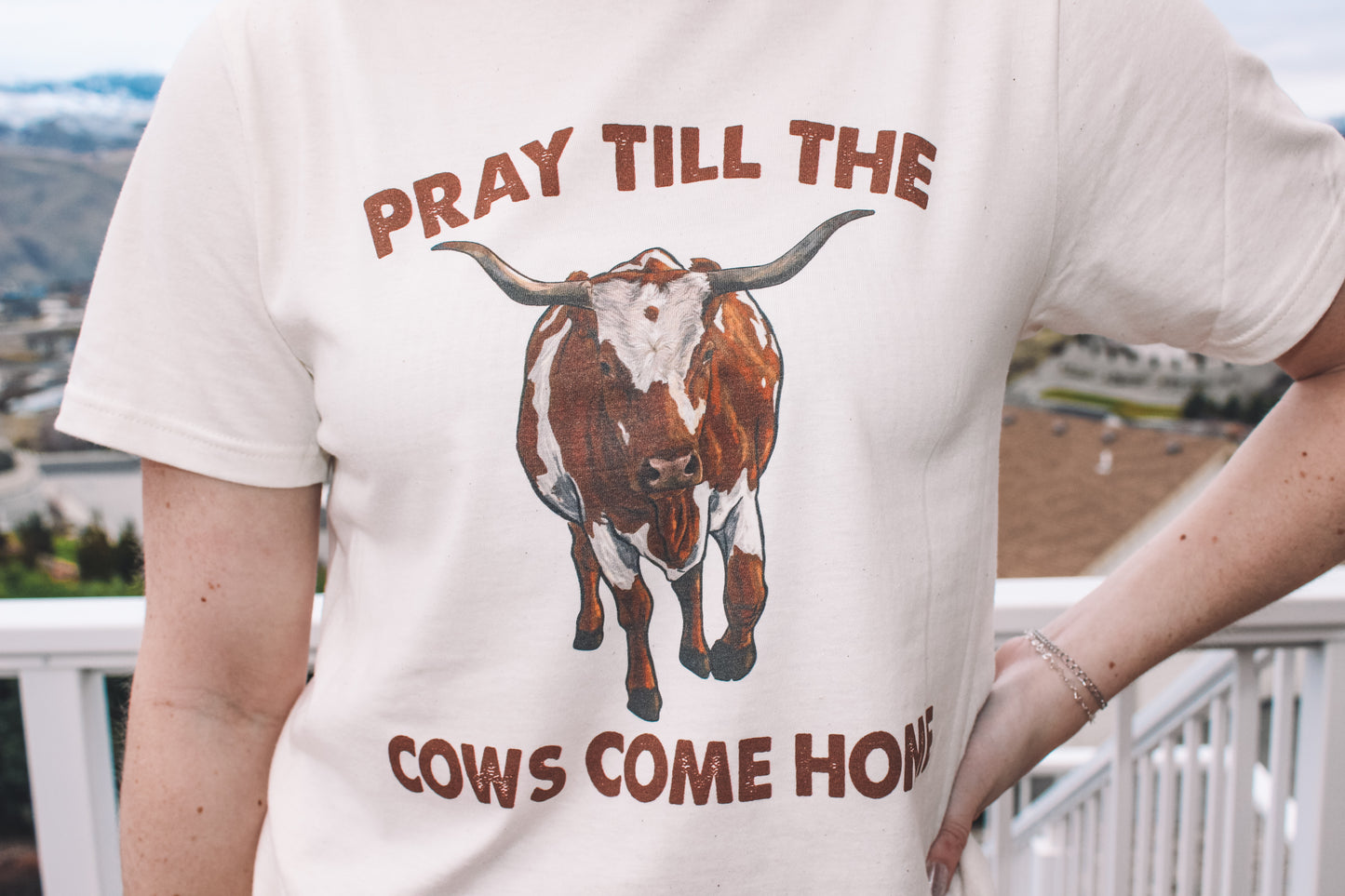 Prayin' Cows Tee