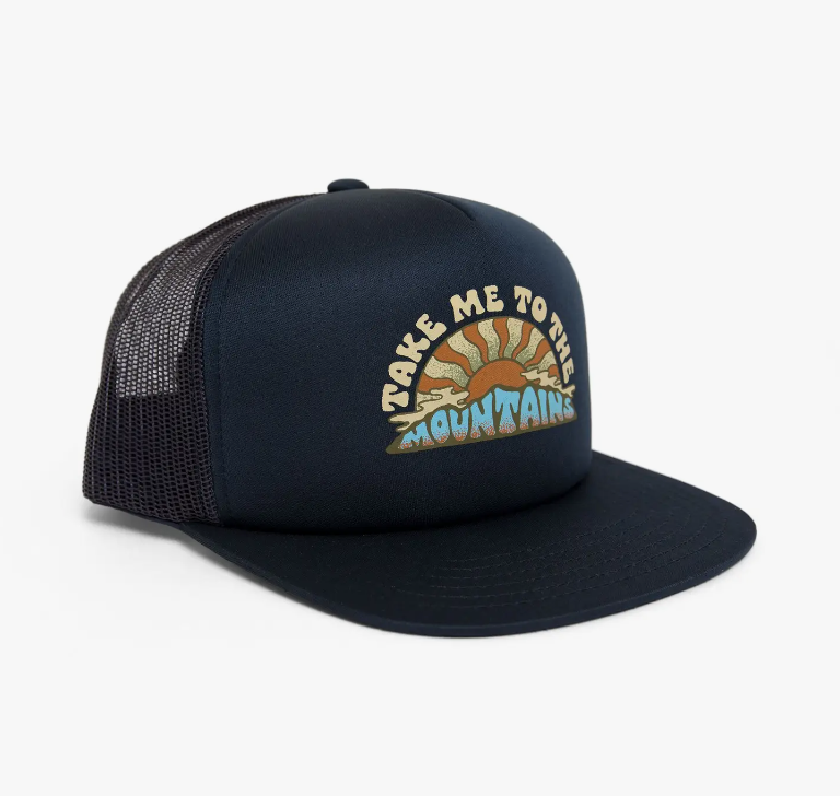 Take Me To The Mountains Trucker Hat