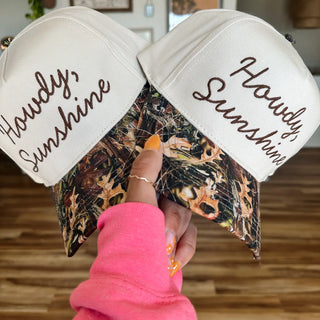 Howdy Sunshine Embroidered Hat